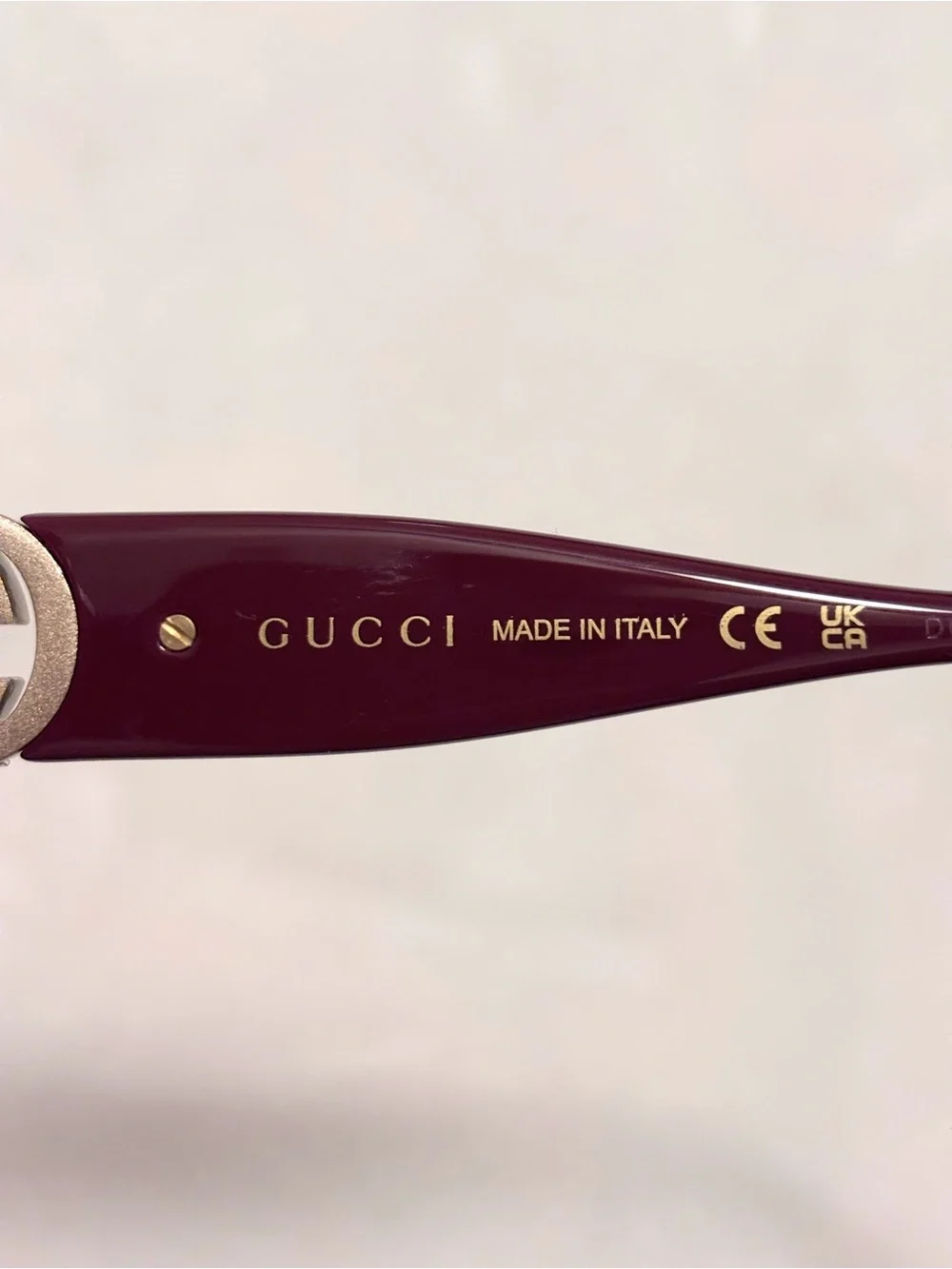 GUCCI Tortoise Square Sunglasses and Hard Case GG1023S 003--NWT